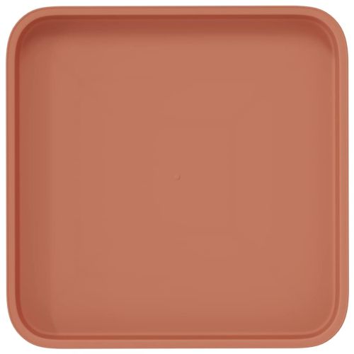 Квадратен цветен поднос 24 pcs Червено тухла 21 x 21 x 2 см