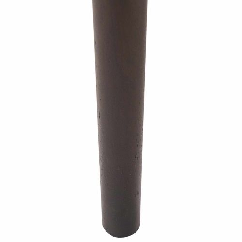 Трапезен стол 2 pcs Светло кафяво и светло Солидно гумено дърво