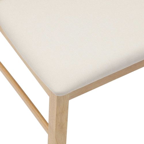 Обедени столове 2 pcs Естествен 43 x 54 x 89 см