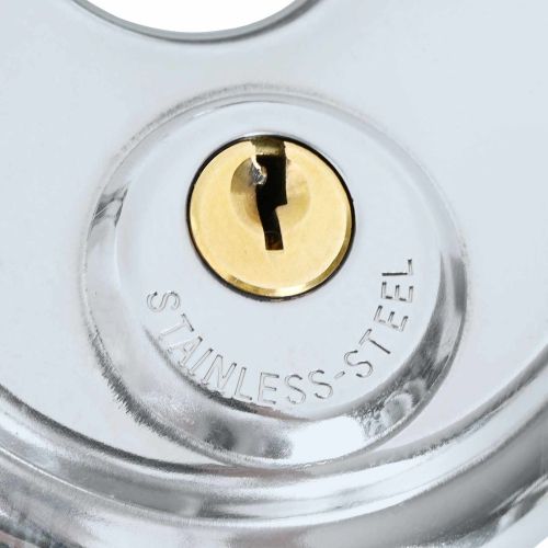 Заключващи катинари с ключове 2 pcs Сребрист 7 x 2.4 x 7 см