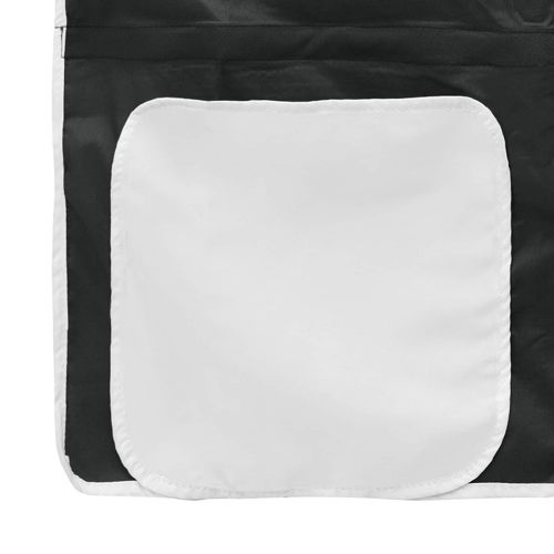Легло на двуетажно легло за деца Черно 100 x 200 cm Метал