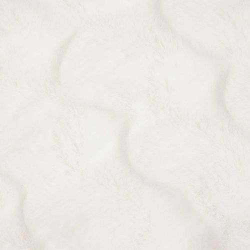 Анти-слип изкуствено одеяло от заешка козина Olite 4 pcs Бяло