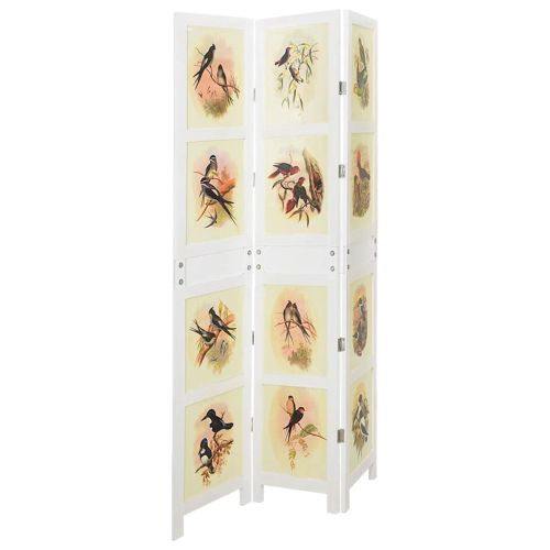 Ромdivider панел Бяло 106 x 165 см МДФ