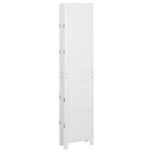 Ромdivider панел Бяло 141,5 x 165 см МДФ
