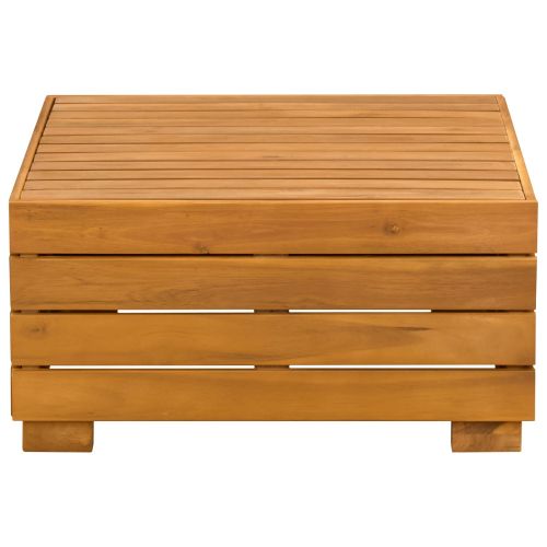 2 Брой Комплект за почивка в градина Солидно акациево дърво