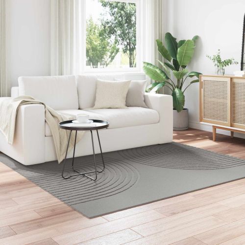 Килими за помещение Квадратна GALATI Сив 120 x 120 cm Полиестер