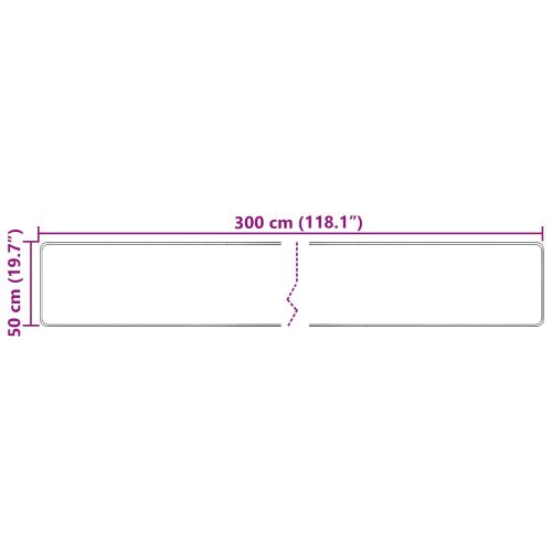 Каса за килим MARSA Многоцветен 50 x 300 см Полиестер и PVC
