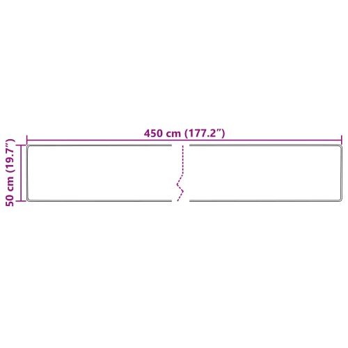 Каса за килим MARSA Многоцветен 50 x 450 см Полиестер и PVC