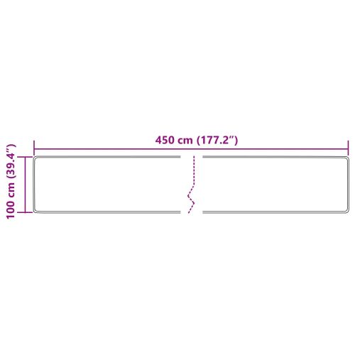 Каса за килим MARSA Многоцветен 100 x 450 см Полиестер и PVC