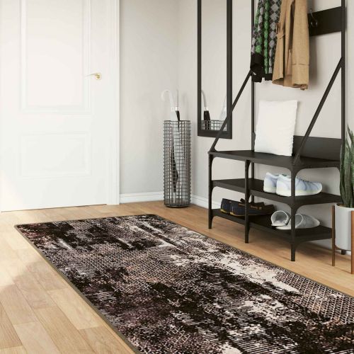 Каса за килим MARSA Черен 80 x 250 cm Полиестер и PVC