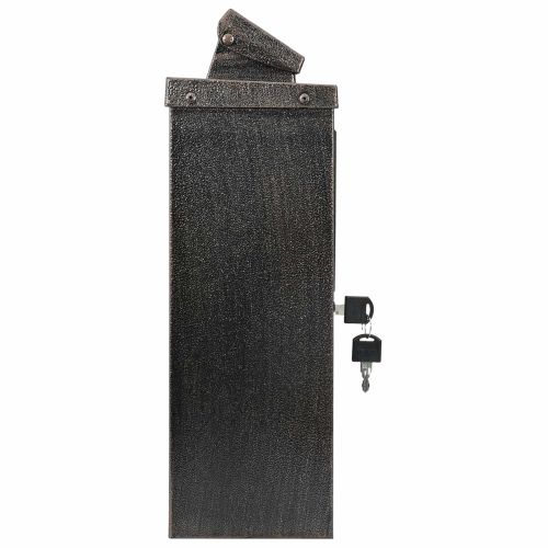 Стенно монтирана пощенска кутия с врата Бронзов 29 x 13 x 41 см