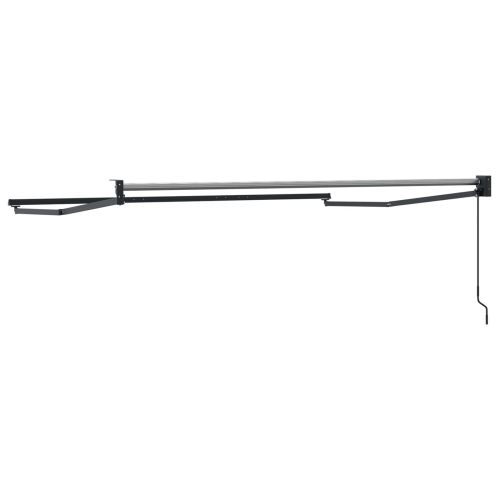 Ръчна разтегателна рамка за сенник Антрацит 3 x 2 m Алуминий