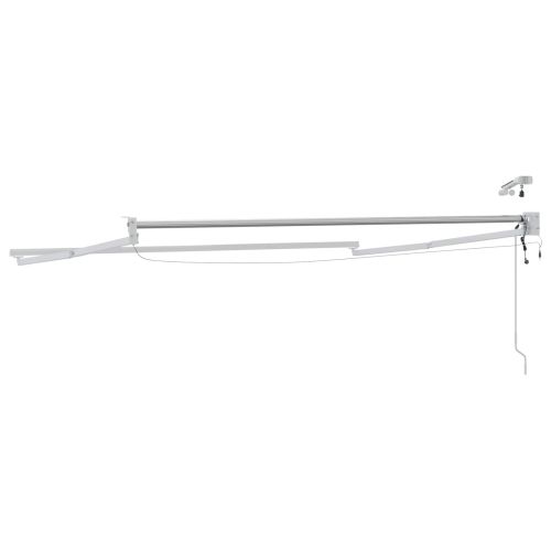 Електрическа разтегателна рамка за сенник Бял 2,5 x 2 m