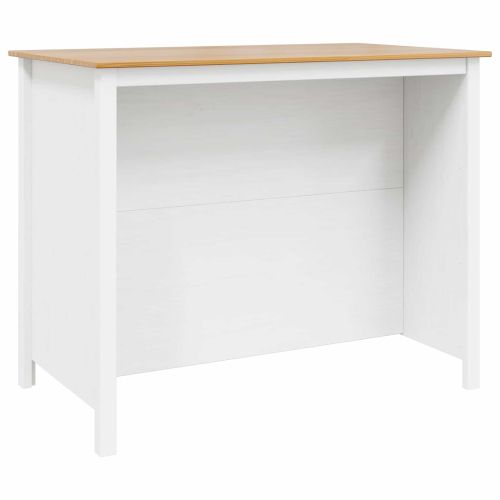 Кухненски острови HILL Бял 112 x 66 x 90 см Масивна боровина