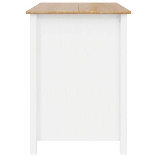 Кухненски острови HILL Бял 112 x 66 x 90 см Масивна боровина