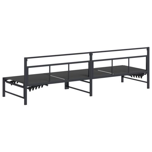 Шезлонг Черен 200 x 62 x 59,5 см Textilene