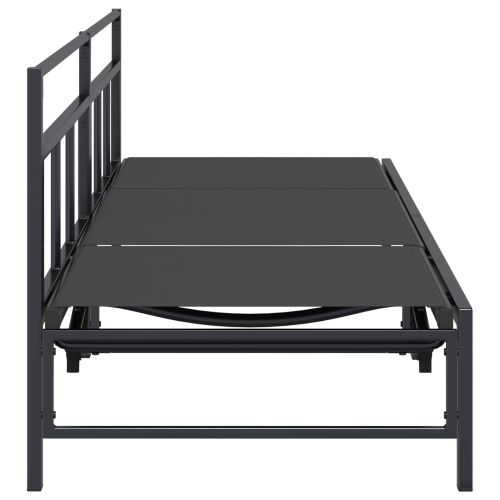 Шезлонг Черен 200 x 62 x 59,5 см Textilene