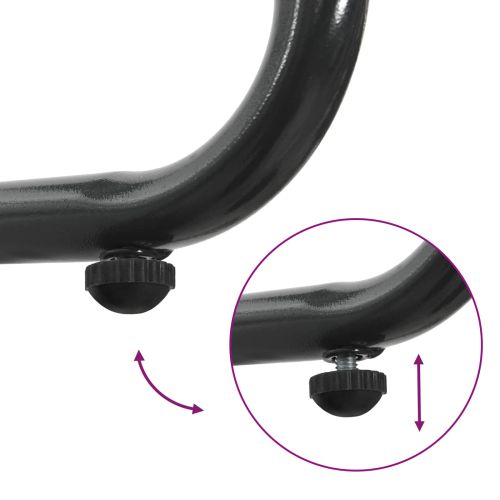 Градински столове 2 pcs Черен 48 x 55 x 89,5 см Ратан