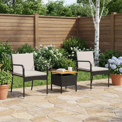 Градински комплект с възглавница стомана