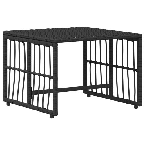 Комплект за външни мебели 5 pcs Черно и тъмно сиво