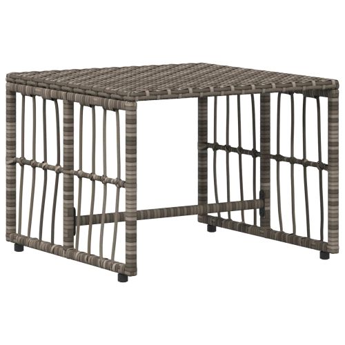 Комплект за външни мебели 5 pcs Черно и тъмно сиво