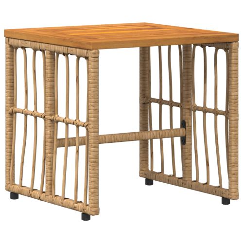 Комплект за външни мебели 3 pcs Естествено и кремаво бяло