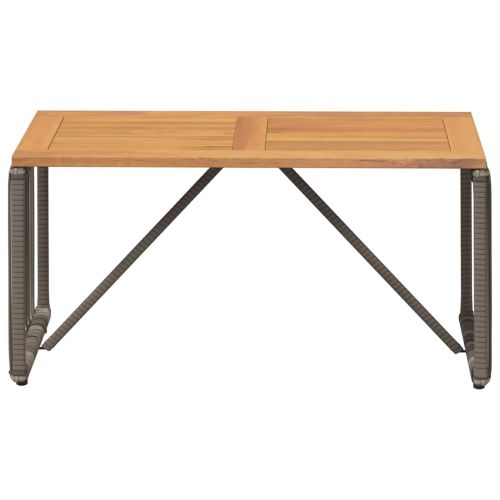 Маса за открито Сив и кафяв 80 x 40 x 40 cm полиратан