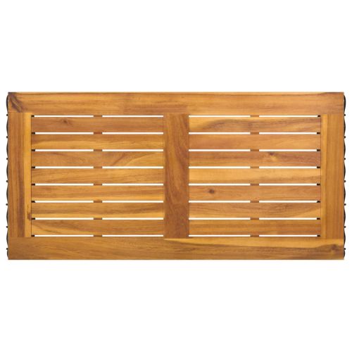 Комплект за външни мебели 4 pcs Черно и кремаво бяло