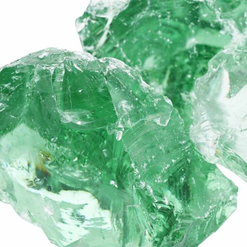 Градински камъни Светло зелено 12 cm Стъкло