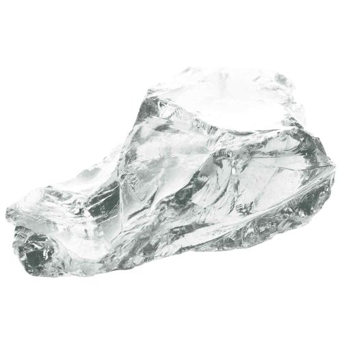 Градински камъни Бяло 12 cm Стъкло