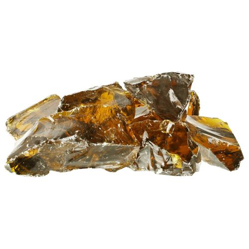 Градински камъни Кафяво 12 cm Стъкло