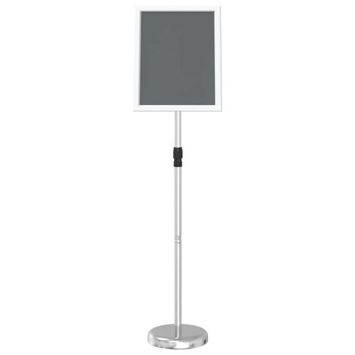 Стендове за търговски прояви Сребрист 30 x 25 x 128 см Алуминий