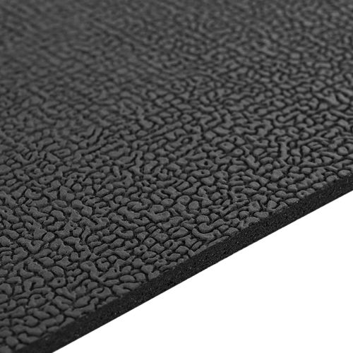 Мат за спортна защита Черен 180 x 75 x 0,6 см Високоплътен PVC