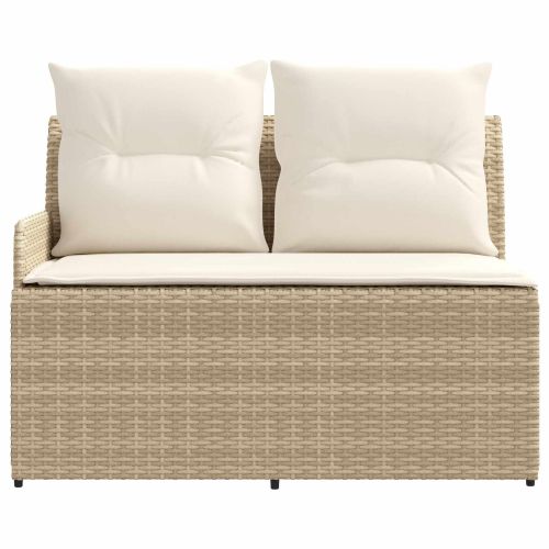 Диван с подлакътник за градина с ъглов диван 2 Брой ПЕ ратан