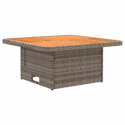 Диван с подлакътници за градина с подвижна маса 2 Брой ПЕ ратан