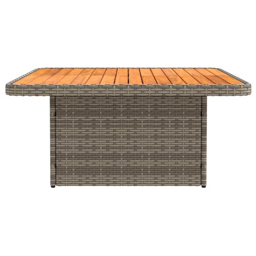 Диван с подлакътници за градина с подвижна маса 2 Брой ПЕ ратан