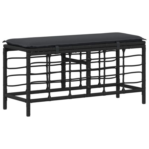 Комплект за хранене в градината с възглавница 3 pcs Черен и Сив