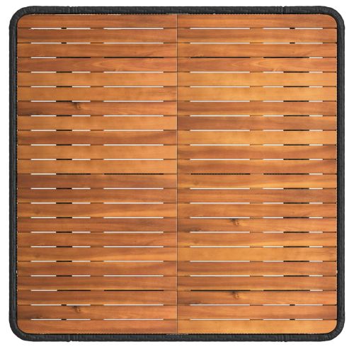 Комплект за хранене в градината с възглавница 3 pcs Черен и Сив