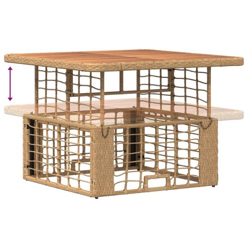 Комплект за хранене в градината 3 pcs Натурален и бял