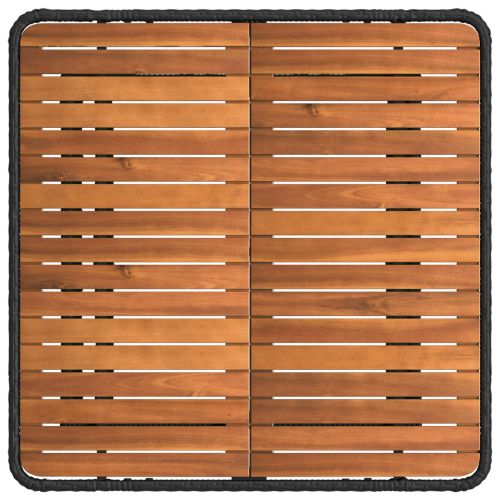 Комплект за хранене в градината с възглавница 3 pcs Черен и Сив