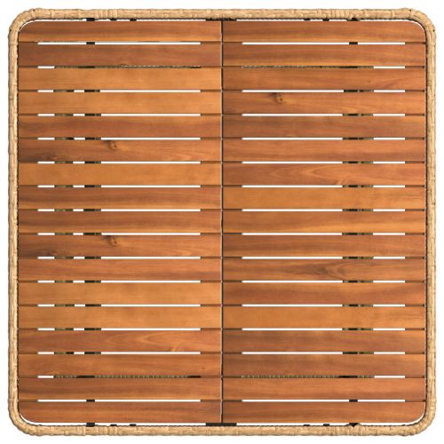 Комплект за хранене в градината 3 pcs Натурален и бял