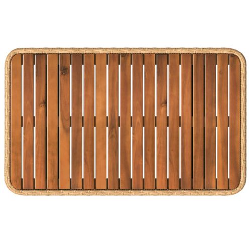 Комплект за хранене в градината 3 pcs Натурален и бял