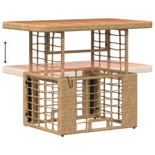 Комплект за хранене в градината 3 pcs Натурален и бял