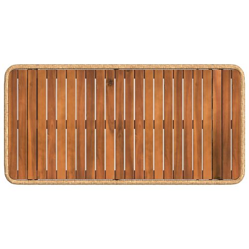 Комплект за хранене в градината 4 pcs Натурален и бял