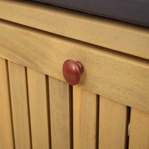 Пейка с място за съхранение с възглавница 170 x 63 x 84 cm