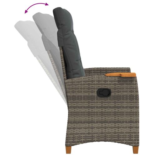 Регулируем стол с плоча за чай 62 x 64 x 112 см полиратан