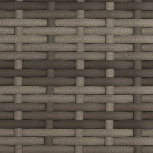 Комплект градински диван с функция на легло Сив и тъмен син