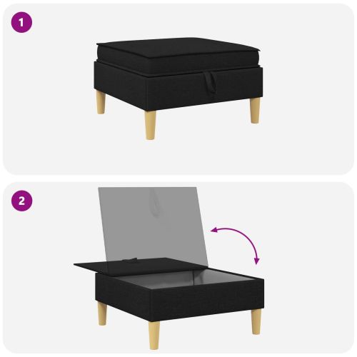 Табуретка с място за съхранение