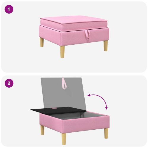 Табуретка с място за съхранение