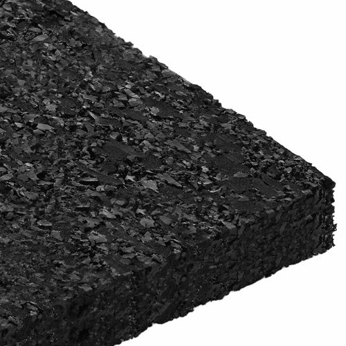 Подложка от гумена гранулат Черен 6 x 9 x 1 см Каучук
